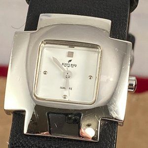 Vintage Peyote Bird Watch with Silver Cross Case